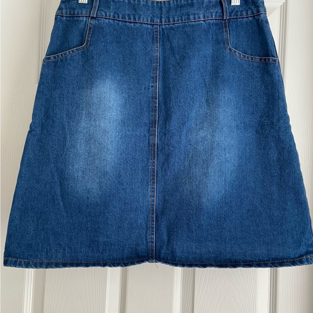Y2K Classic Blue Denim Skirt